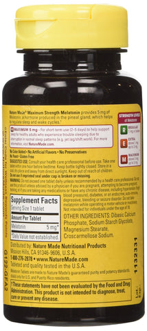 Nm Super Melatonin 5mg Size 90ct Pv Super Melatonin 5mg 90ct