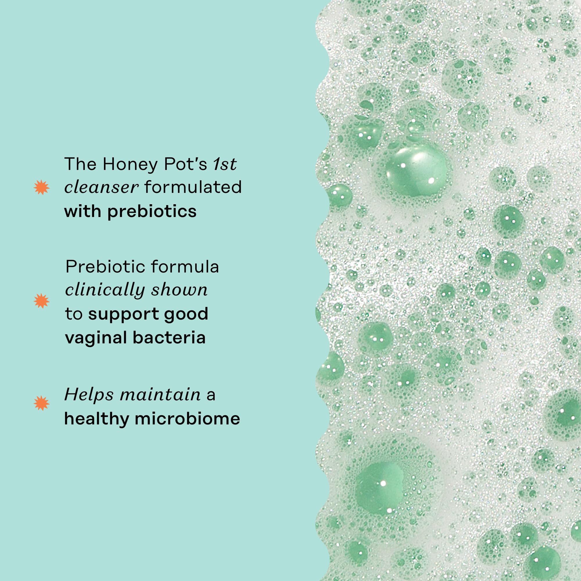 The Honey Pot Company - Prebiotic Feminine Wash - Herbal Infused - Sensitive Skin Types - PH Balanced Plant Based Hygiene Produc