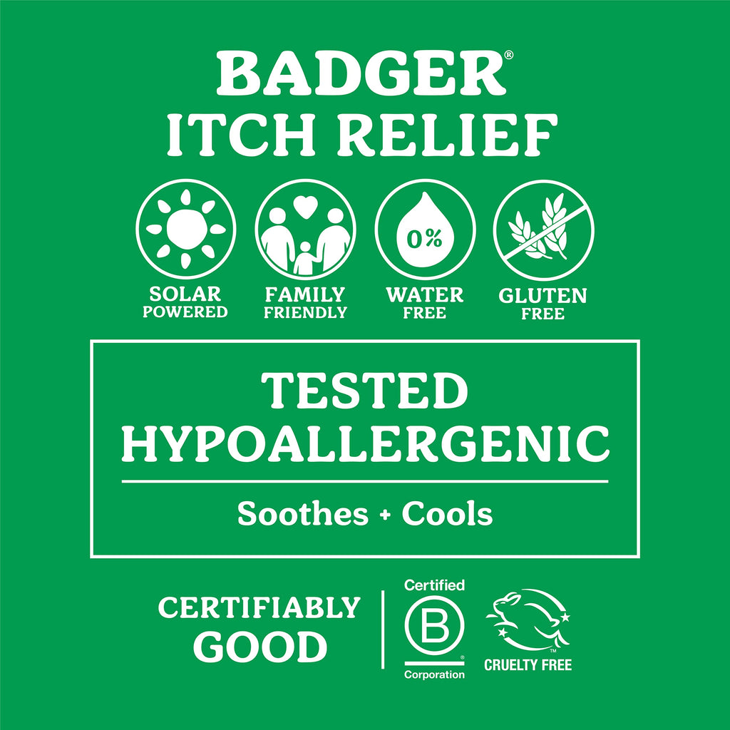 Badger Mosquito Bite Itch Relief, Organic Afterbite Insect Bite Treatment, Anti Itch Cream, Bug Bite Relief, Easy to Carry Trave