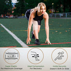 Nexskin 6 Letex Free Bandges - Comfort Elastic Bandage with Single Hook & Loop Closure - Beige, 6 Pack
