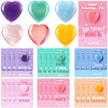 Nuanchu 24 Set Valentines Day Gifts Include 24 Crystal Heart Shape Stones Heart Rock Worry Stones 24 Valentines Day Inspirationa