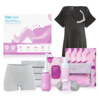 Frida Mom Labor, Delivery, & Postpartum Kit, Baby Shower Gifts, Socks, Peri Bottle, Nursing Gown, Disposable Underwear, Ice Maxi