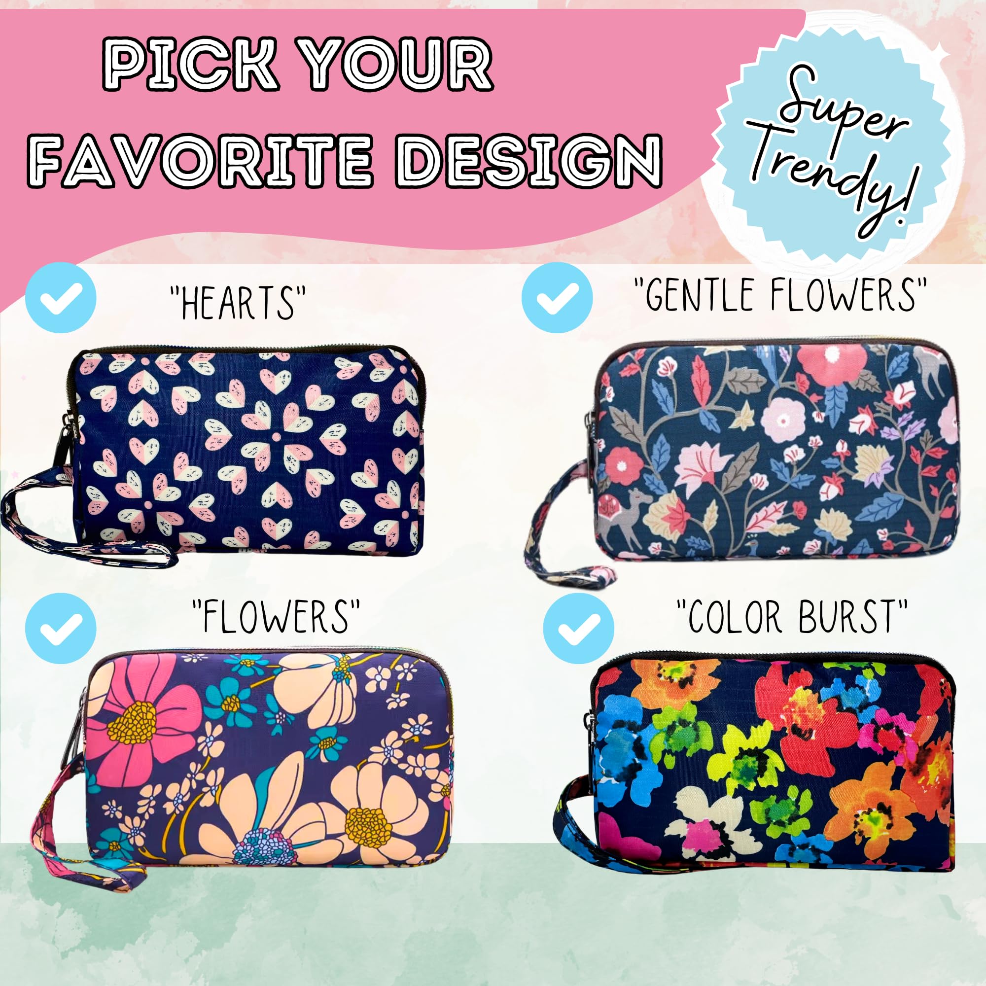 First Period Pal Pack to-Go Kit | 24 pcs | First Period Kit for Tweens | Teen Period Kit| Discrete Period Bag, Pads, Panty Liner