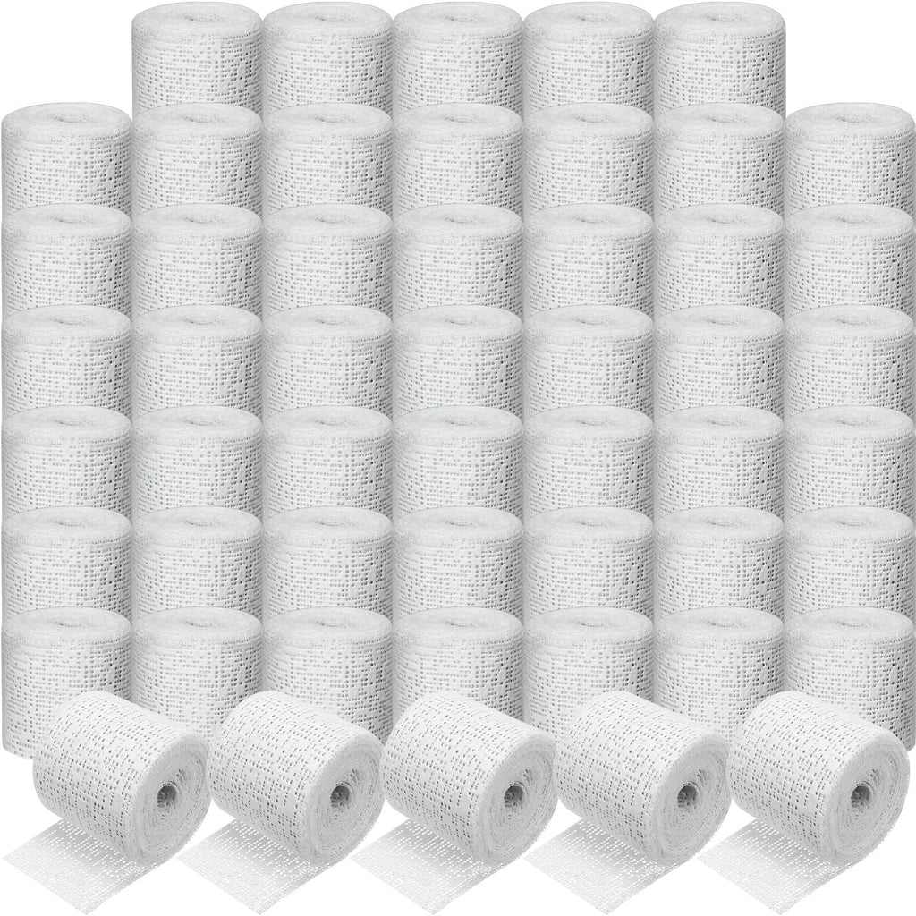 Treela Plaster Cloth Rolls Gauze Bandages Rolls Strips for Belly Casts, Scenery Molds, Mask Making, Art Projects, Body Casts, Cr