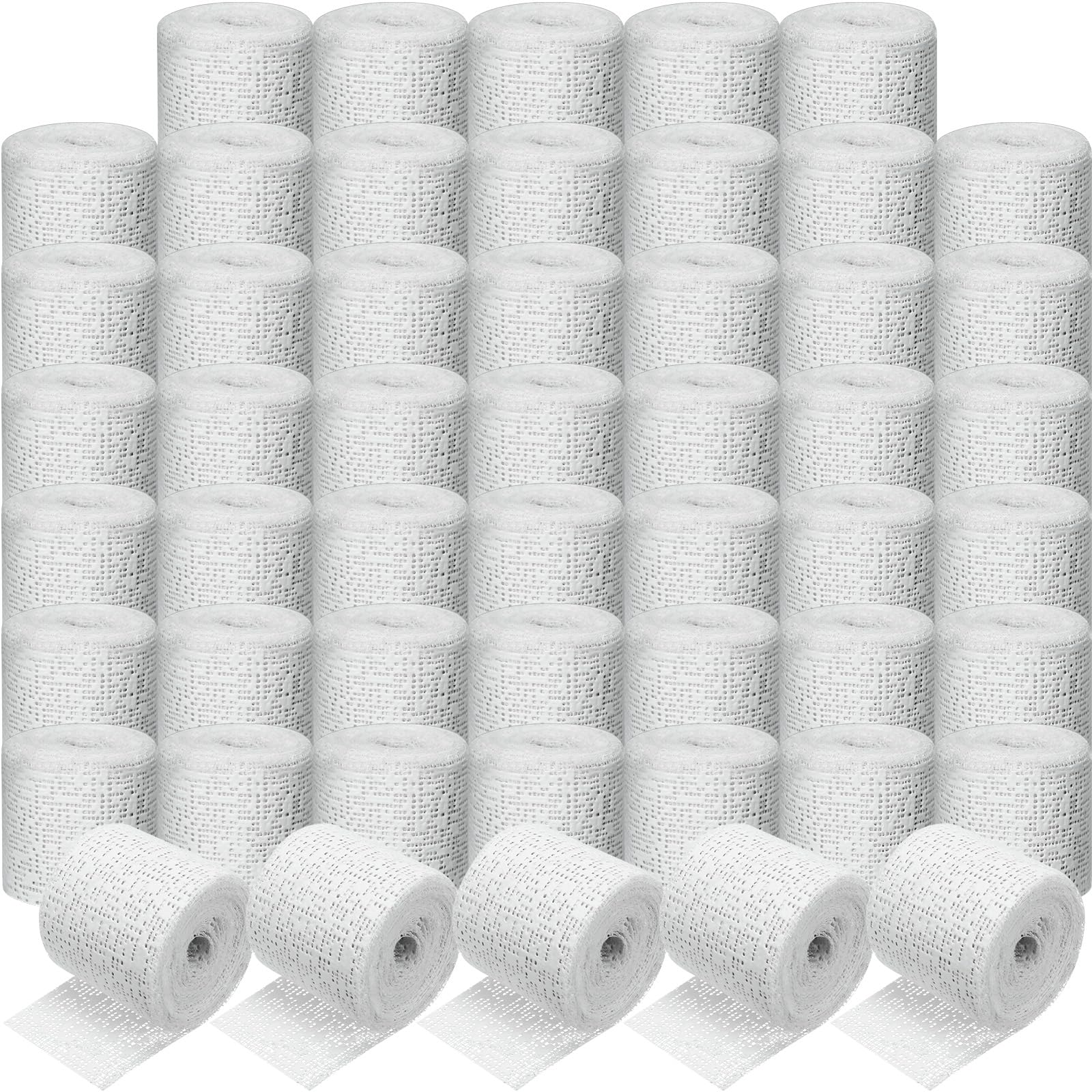 Treela Plaster Cloth Rolls Gauze Bandages Rolls Strips for Belly Casts, Scenery Molds, Mask Making, Art Projects, Body Casts, Cr