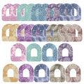 20 Pcs Adhesive Patches Compatible for Omnipod 5, Waterproof & Breathable CGM Overpatches, Pre-Cut Sensor Covers for Continuous 