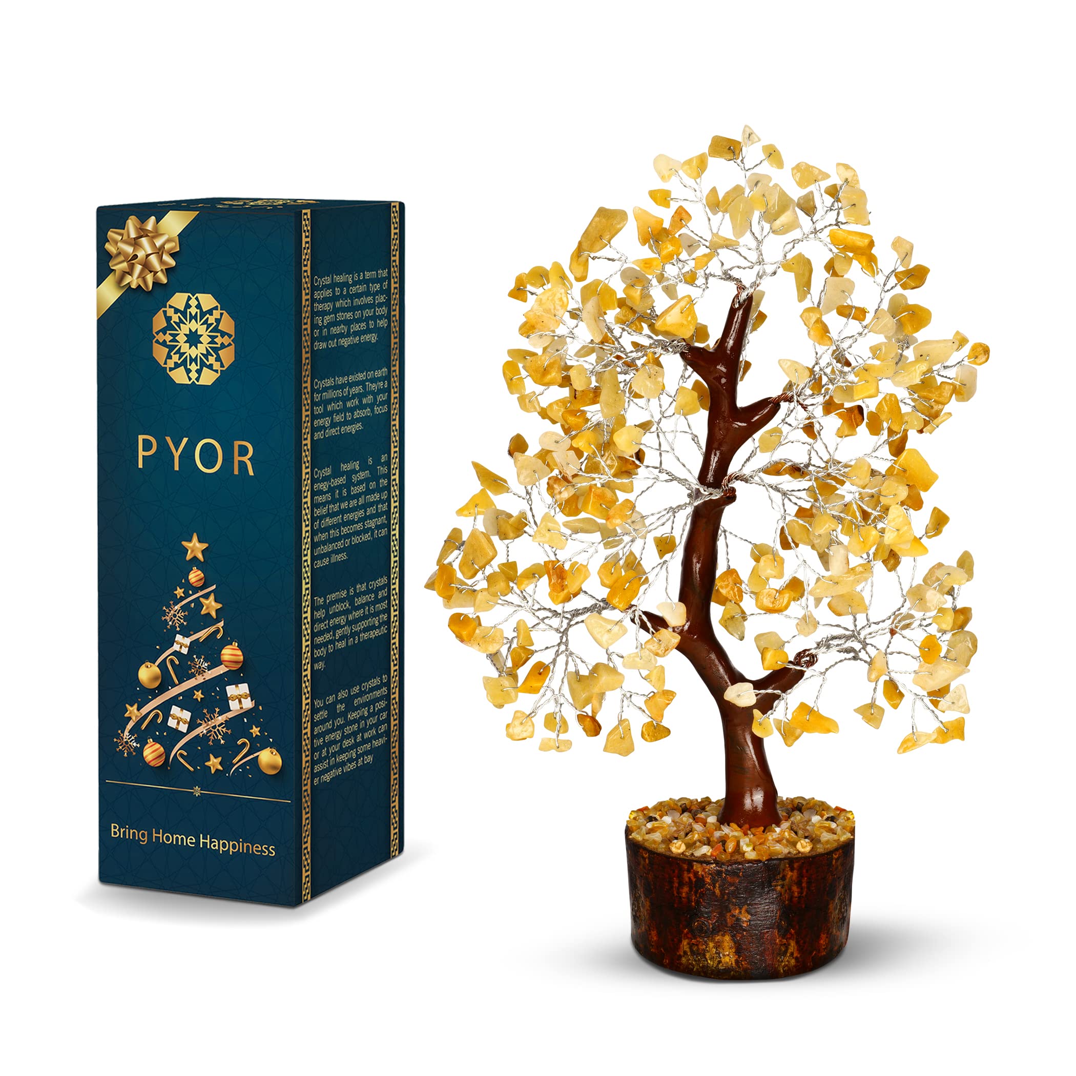 PYOR Yellow Aventurine, Tree of Life Table Decor, Spirtual Things, Money Tree, Crystal Gifts, Home Decor Clearance, Crystal Ston