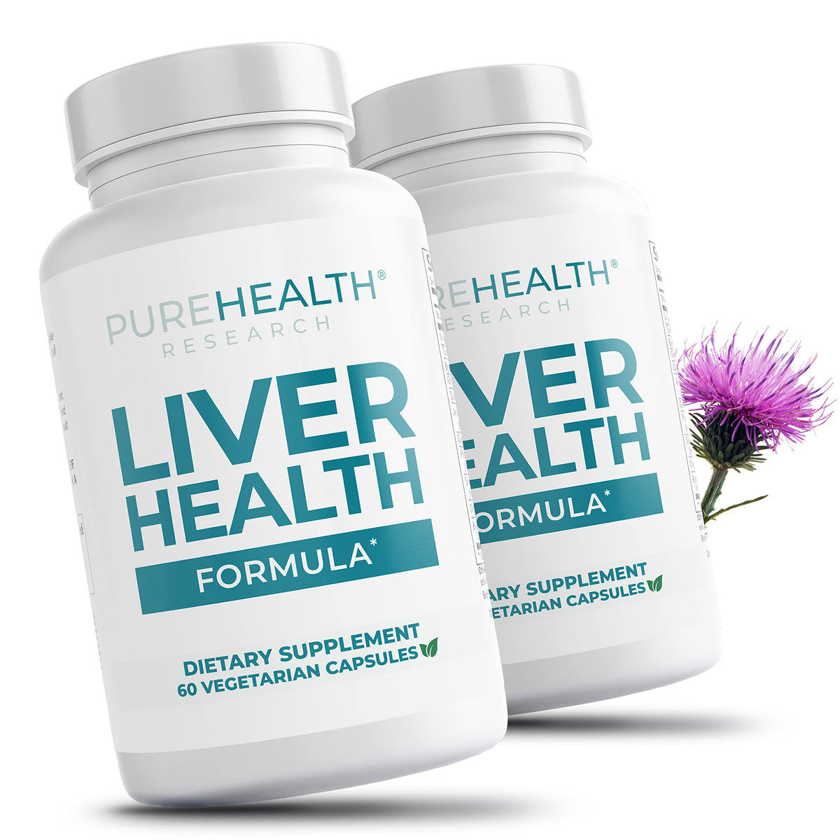 PureHealth Research Liver Health - Milk Thistle, Detox & Cleanse Repair Formula