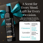 Skinsations - Unscented Massage Oil for Massage Therapy - 16oz | Fragrance-Free Body Oil for Sensitive Skin & Aromatherapy | Swe