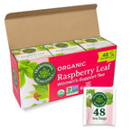 Traditional Medicinals Tea, Organic Raspberry Leaf, Eases Menstrual Cramps, Supports a Healthy Pregnancy, 48 Tea Bags (3 Pack)