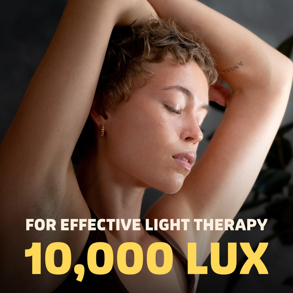 Circadian Optics Lumos 2.0 Bright Light Therapy Lamp | As Seen On Shark Tank | Powerful 10,000 LUX Brightness | 5500K Color Mimi