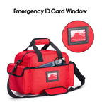 Trunab Home Health Nurse Bag Empty, Portable Medical Supplies Shoulder Bag for Hospice, Home Visit, Hospital Interns, Red, Bag O