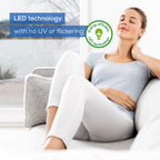 Beurer TL30 Portable Daylight Lamp- UV-Free 10,000 Lux LED Bright White Light Therapy for Home, Travel, & Office Lighting