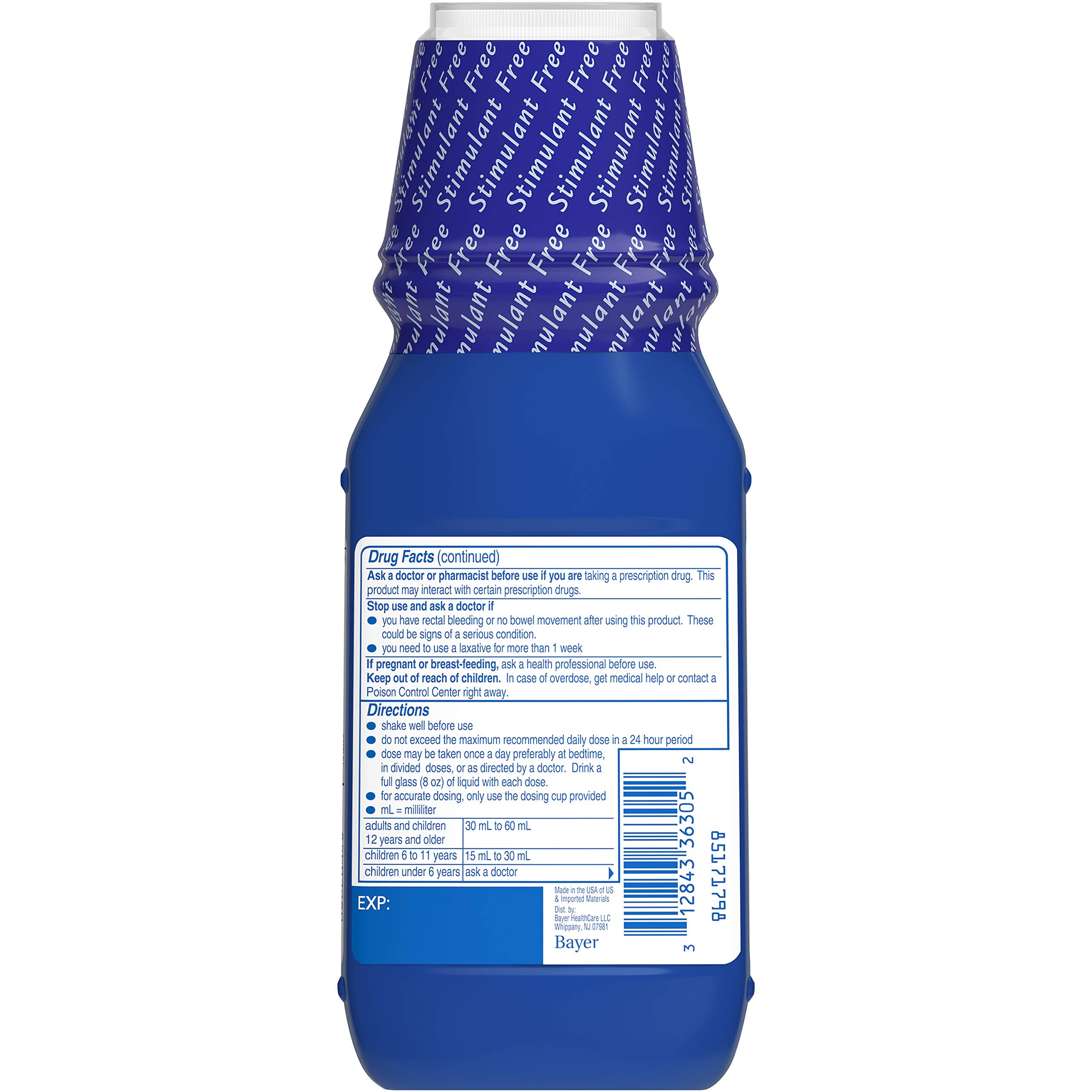 Phillips Milk of Magnesia Laxative, Fresh Mint, 12 Fl Oz (Pack of 2)