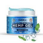 Wellution Hemp Gel - 2,500,000 MCG - (4 Oz) with Hemp Oil Extract, Arnica, Coconut Oil, and Menthol - Made in USA