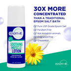 EPSOM-IT Soothing Muscle Lotion - Roll On Epsom Salt Lotion with Arnica for Muscle Aches and Stiffness, Leg, Knees and Feet Disc