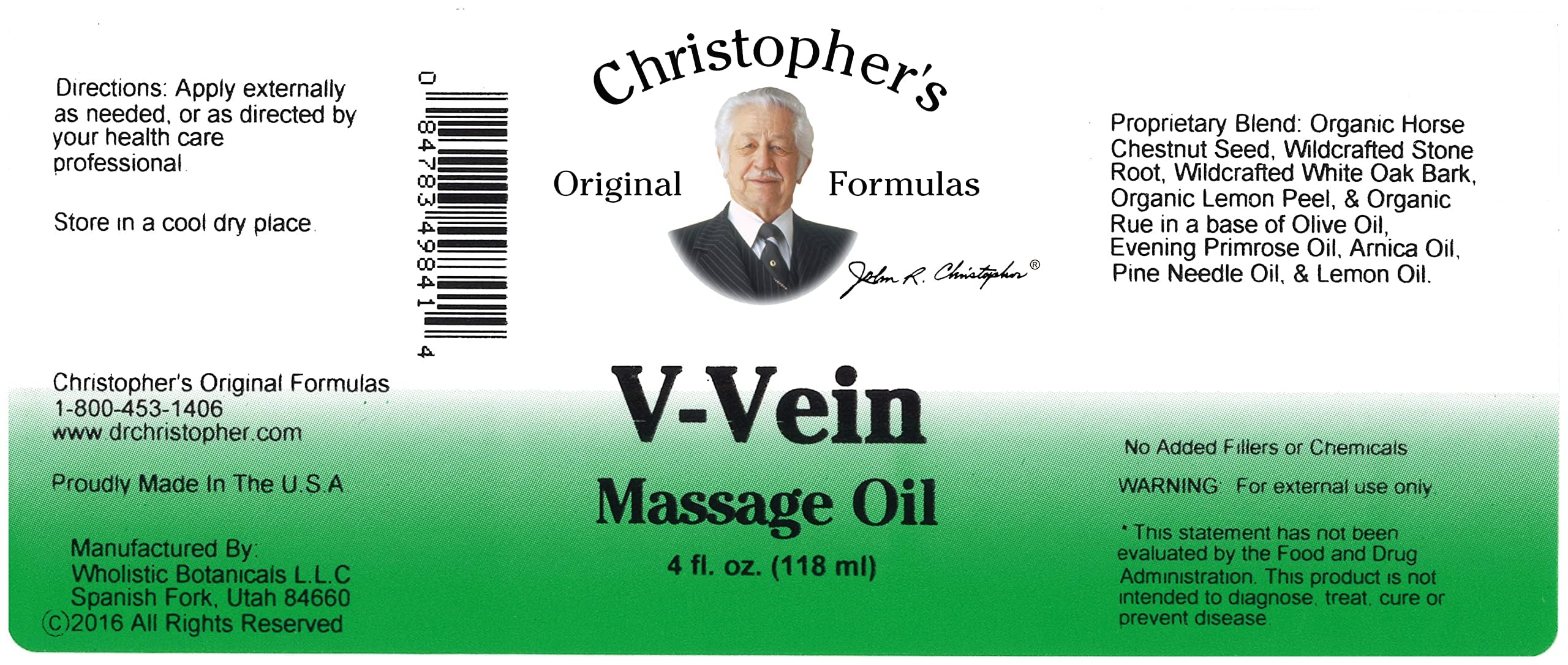 V-Vein Oil 4 fl. oz.