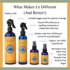 Nantucket Spider Natural Insect Repellent Spray for People | Long-Lasting Protection Against Mosquitoes, Biting Flies, & No-See-