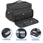 Damero Small Medicine Storage Bag Empty, Emergency Trauma Kit Organizer Bag Family First Aid Box for Hiking, Camping and Home -