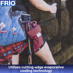 FRIO Large Cooling Wallet - Insulin Cooler for 45+ Hours of Stress Free On The Go Cooler Bag - No Ice, No Stress (Burgundy)
