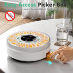 Windtrace Bluetooth Automatic Pill Dispenser for Elderly with Alarm, Smart Pill Dispenser with 31-Slot, Fingerprint& Mechanical