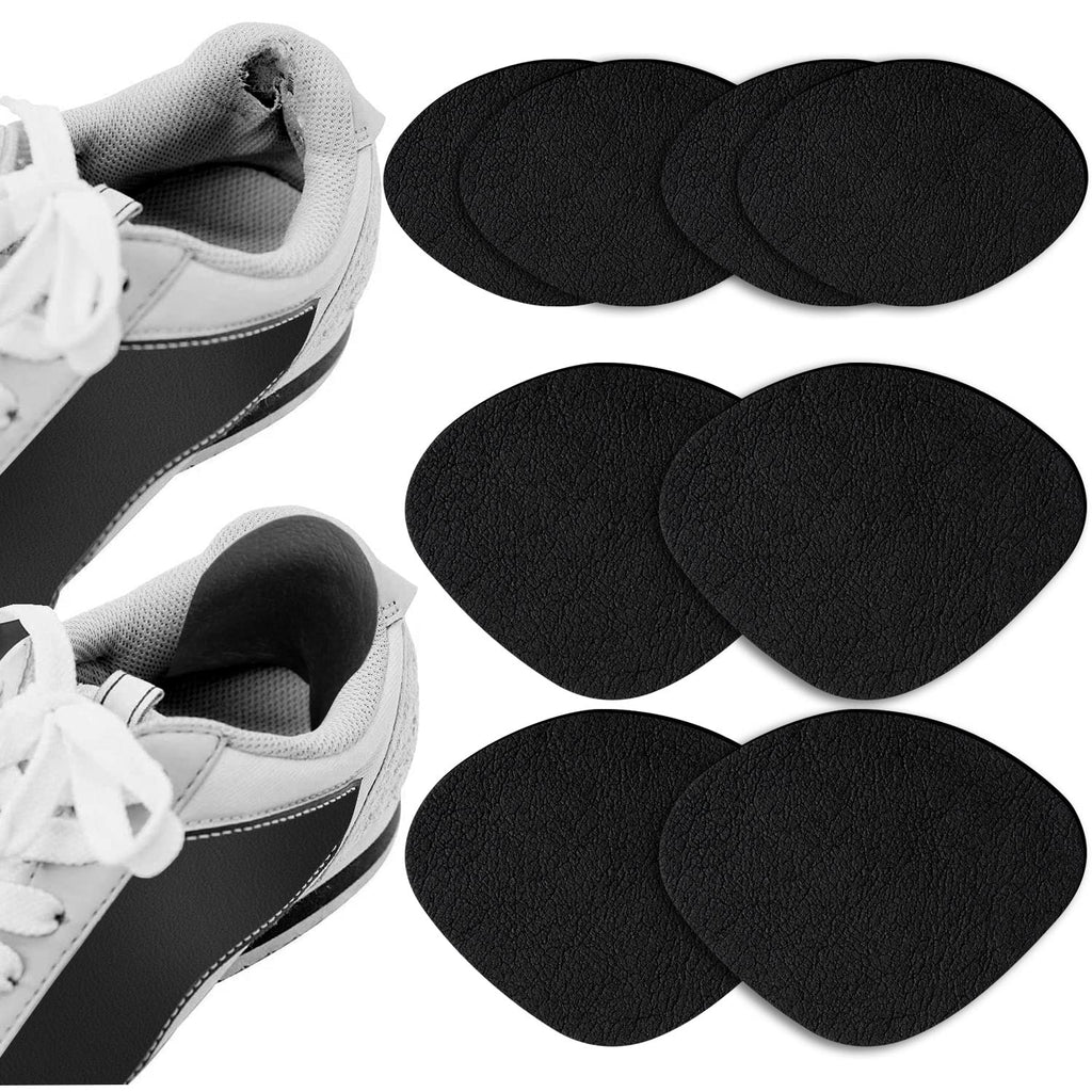 Shoe Heel Repair, 4 Pairs Self-Adhesive Inside Shoe Patches for Holes, Shoe Hole Repair Patch Kit for Sneaker, Leather Shoes, Hi