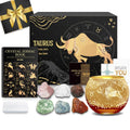 Aovila Taurus Birthday Gifts for Women - Taurus Candle Holder Crystals Birthstones Gifts Box Set - Zodiac Gifts Astrology Horosc