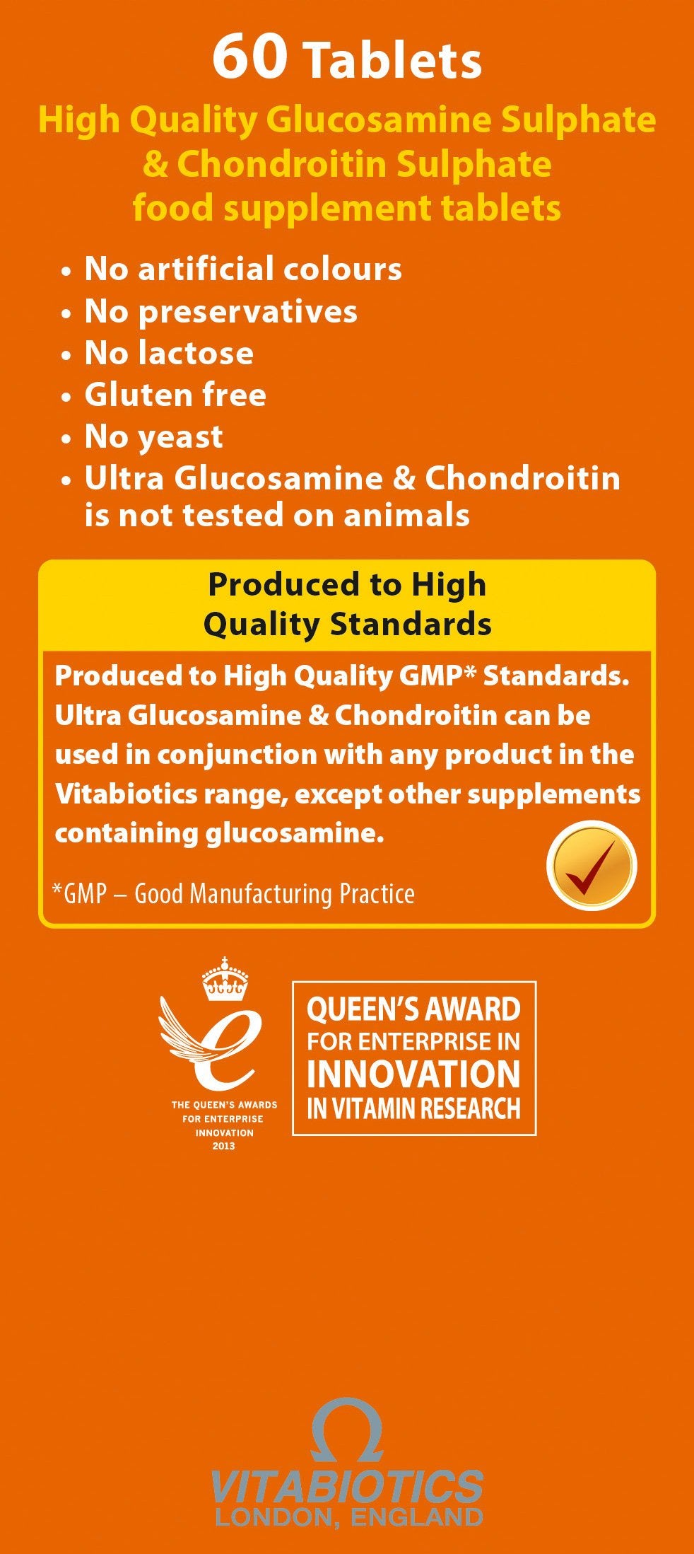 Vitabiotics Ultra Glucosamine and Chondroitin