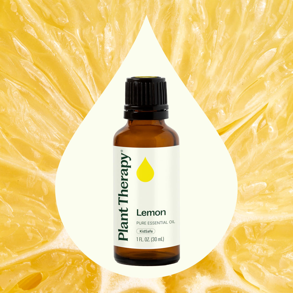 Plant Therapy Lemon Essential Oil for Diffuser 30 mL (1 oz) 100% Pure, Undiluted, Natural Aromatherapy, Lemon Oil for Skin & Cle