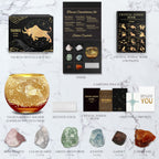 Aovila Taurus Birthday Gifts for Women - Taurus Candle Holder Crystals Birthstones Gifts Box Set - Zodiac Gifts Astrology Horosc