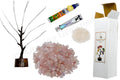 Amazing Gemstone Rose Quartz Spiritual Decor Crystal Tree DIY Kits, Makes a Perfect Office Table Feng Shui Tree Holistic Gifts f
