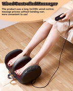 IOOKNA Foot Massager with Heat - Deep Kneading Massage, Suitable for Home and Office, Various Holiday Gifts (Calf Within 22 inch