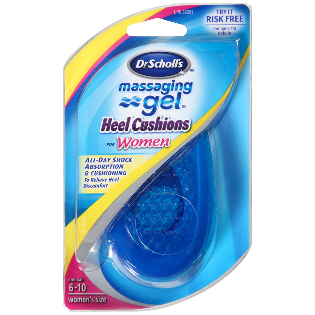 Dr. Scholls Massaging Gel Heel Cushions, Womens, 1 pair
