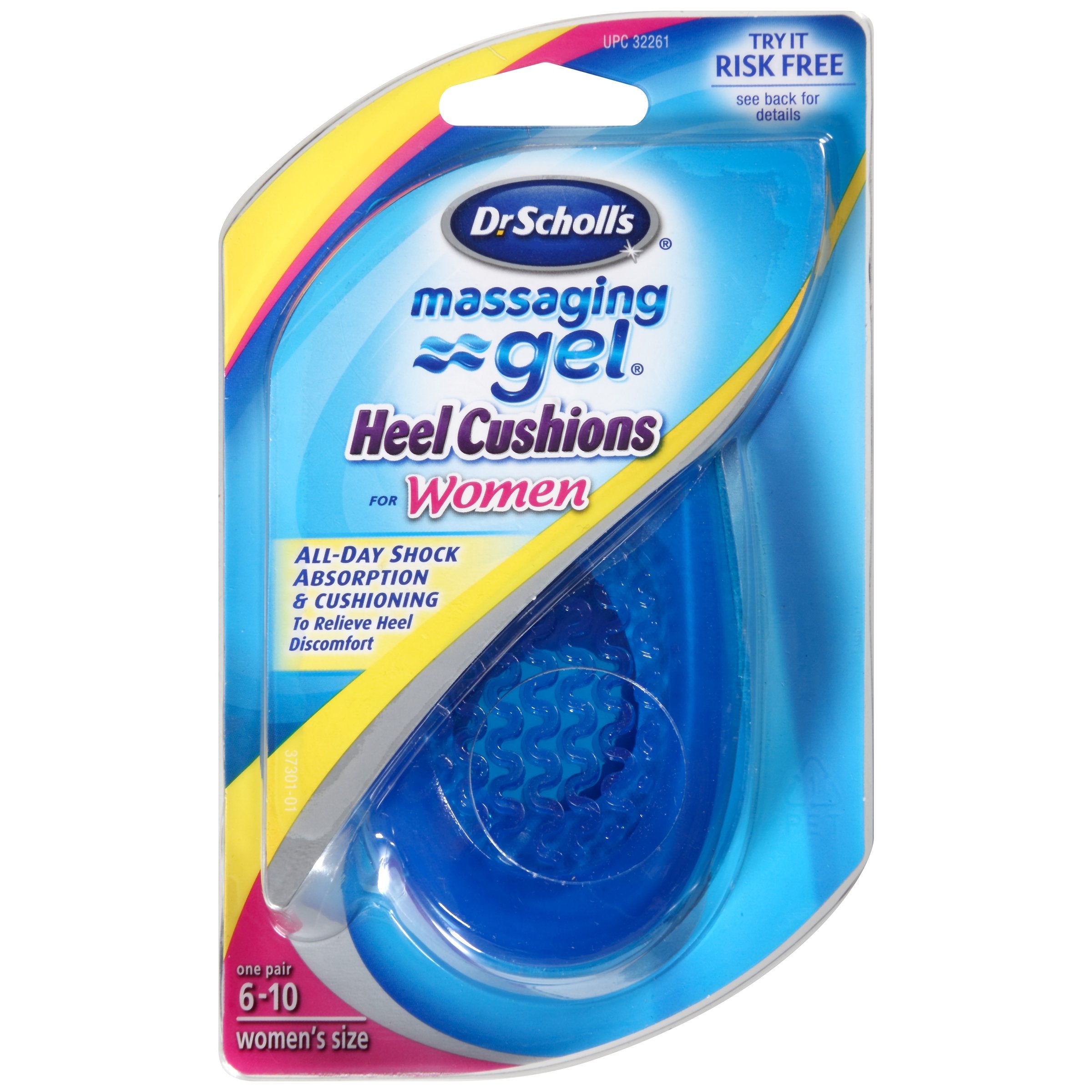 Dr. Scholls Massaging Gel Heel Cushions, Womens, 1 pair