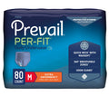 Prevail Per-Fit for Men Daily Protective Underwear - Pull-up Disposable Adult Diaper for Men - Extra Absorbency - Medium - 80 Co