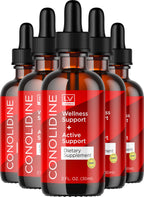 LIVORKA (5 Pack Conolidine Drops, Conolidine, Conolidine Liquid, Conolidine Natural, Conolidine Natural Relief Drops, Conolidine