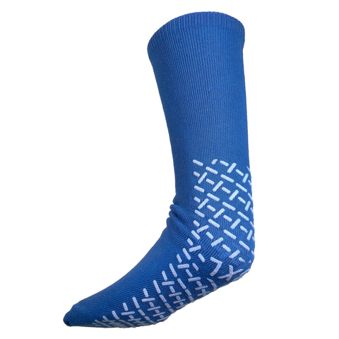 BARIATRIC SLIPPER SOCK NON SKID (3pk), 3X large, Blue, Blue, Size 3X large