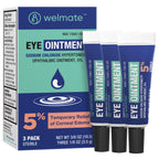 WELMATE - Eye Ointment (3 Pack) - Sodium Chloride Hypertonicity Ophthalmic Ointment 5% - Temporary Relief of Corneal Edema Eye S