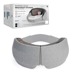 Sharper Image RealTouch Eye Mask, Hot + Cold Massager, Air Compression, Puffy Under Eye Aid, Bluetooth Music, USB-C Rechargeable