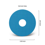 SIMPATCH Universal Adhesive Patch, 0.8-Inch Hole - Pack of 30 - Multiple Colors Available (Blue)