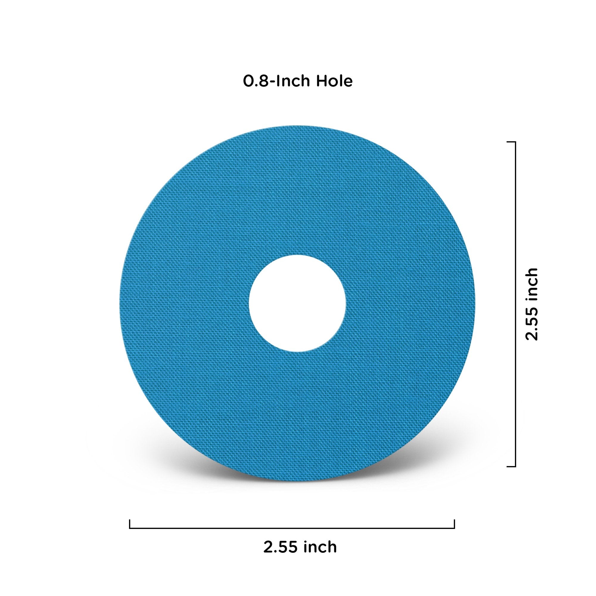 SIMPATCH Universal Adhesive Patch, 0.8-Inch Hole - Pack of 30 - Multiple Colors Available (Blue)