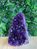 GAF TREASURES Uruguayan Deep Purple Amethyst Cluster, Amethyst Geode, Raw Amethyst, Amethyst Cathedral, Amethyst Druze (2-3 lb)