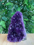 GAF TREASURES Uruguayan Deep Purple Amethyst Cluster, Amethyst Geode, Raw Amethyst, Amethyst Cathedral, Amethyst Druze (2-3 lb)