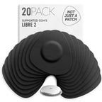 Not Just A Patch Freestyle Libre 2 Sensor Covers (20 Pack) Lingo CGM Patches for Freestyle Libre 2 - Water Resistant & Durable f