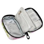 Custom Pill Box 7 Day Pill Case Bag Watercolor Floral Personalized Name Travel Pill Organizer Bag with Zipper Portable Weekly Ca