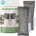 Moso Natural Shoe Deodorizer Inserts, Charcoal Odor Absorber for Shoes, Gym Bag & Boot Deodorizer, Long-Lasting Shoe Odor Elimin