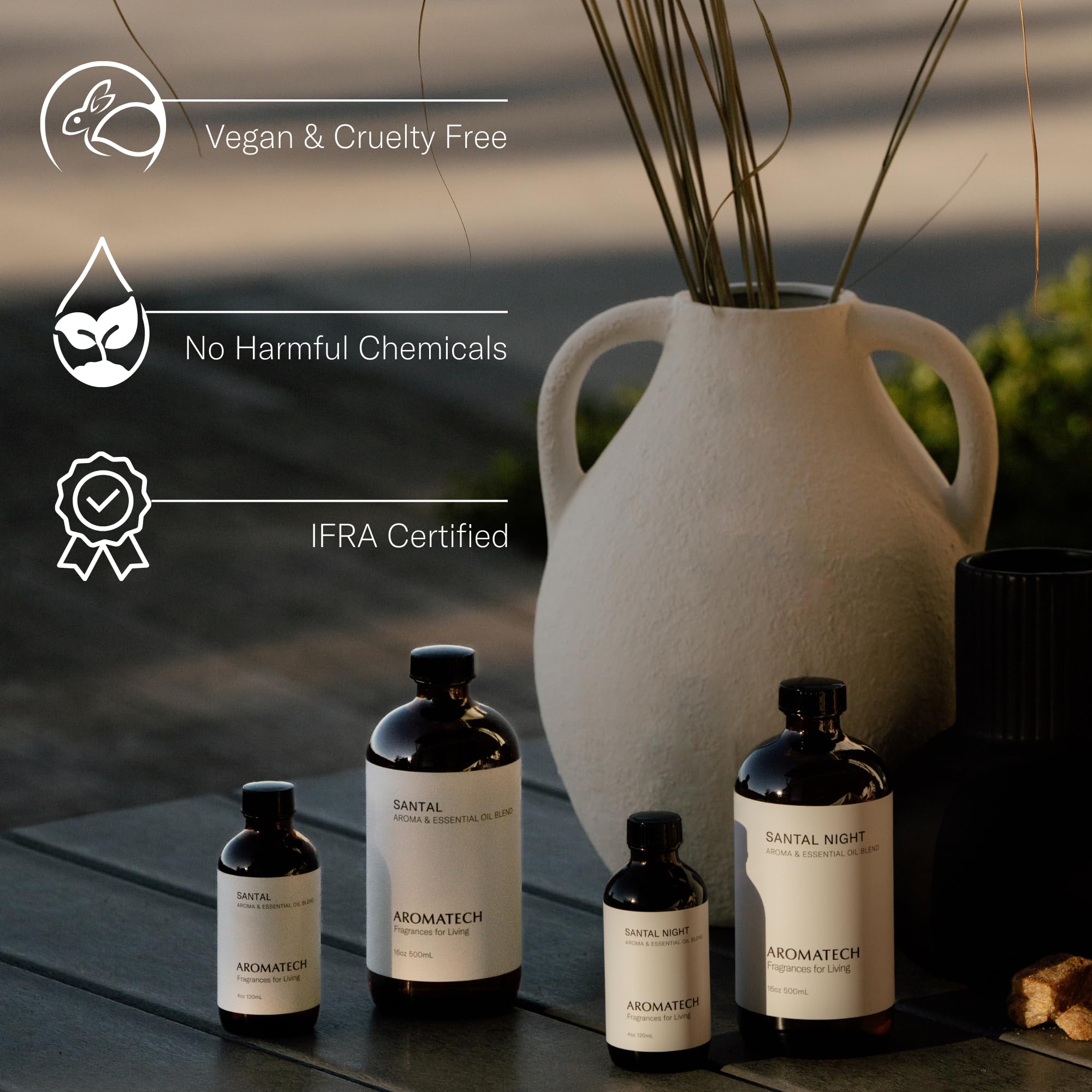 Aromatech Coconut & Peach Nectar Aroma Essential Oil Blend: Hotel Inspired Aromatherapy with for Ultrasonic Diffusers & Nebulize