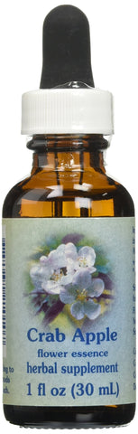 Flower Essence Services Dropper Herbal Supplements, Crab Apple, 1 Ounce