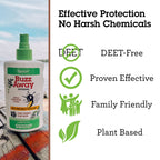 Quantum Health Buzz Away Extreme Insect Repellent|DEET Free Spray|Repels Mosquitos and Ticks|Formulated with Powerful Combo of E