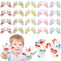 Xtinmee 20 Pairs Eczema Gloves for Kids Cotton Moisturizing Gloves for Sensitive Irritated Skin Eczema Reusable Elastic Hand Cov